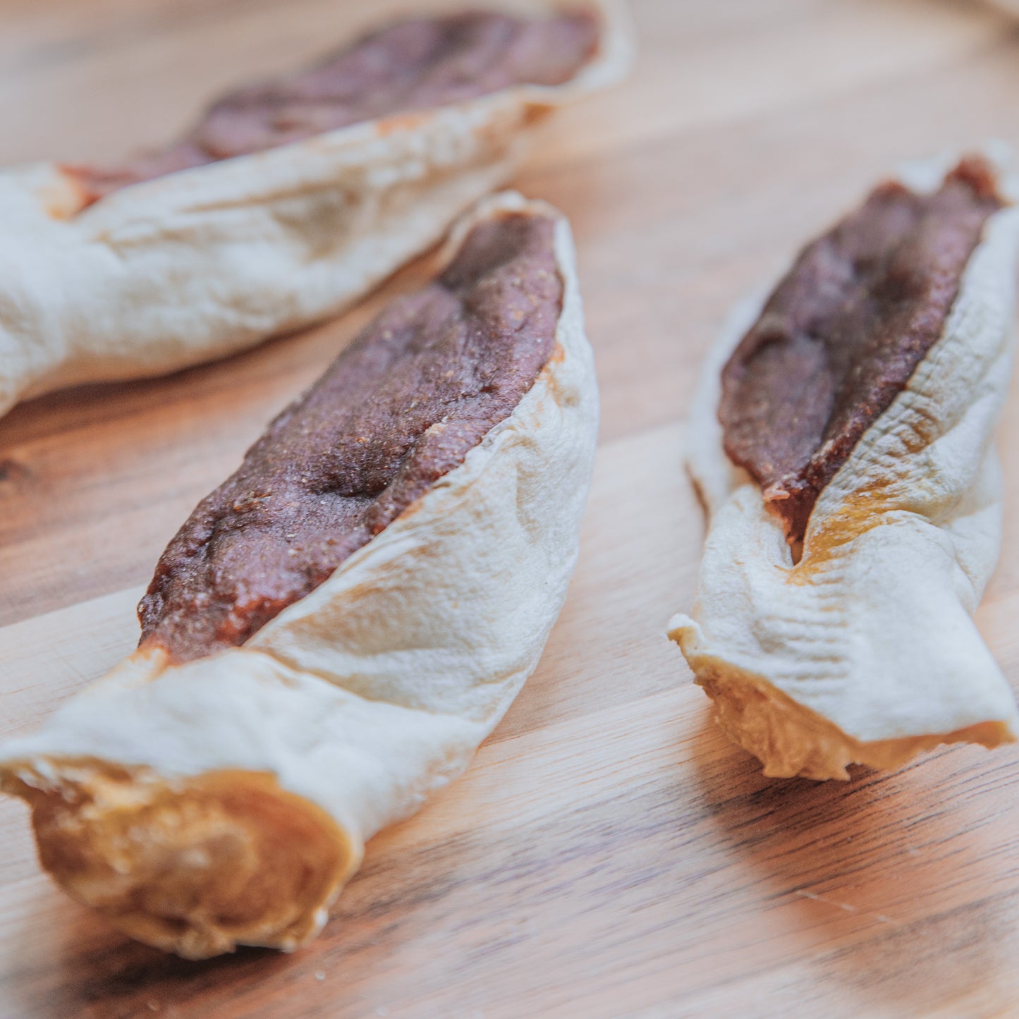 Beef Filled Rabbit Ears