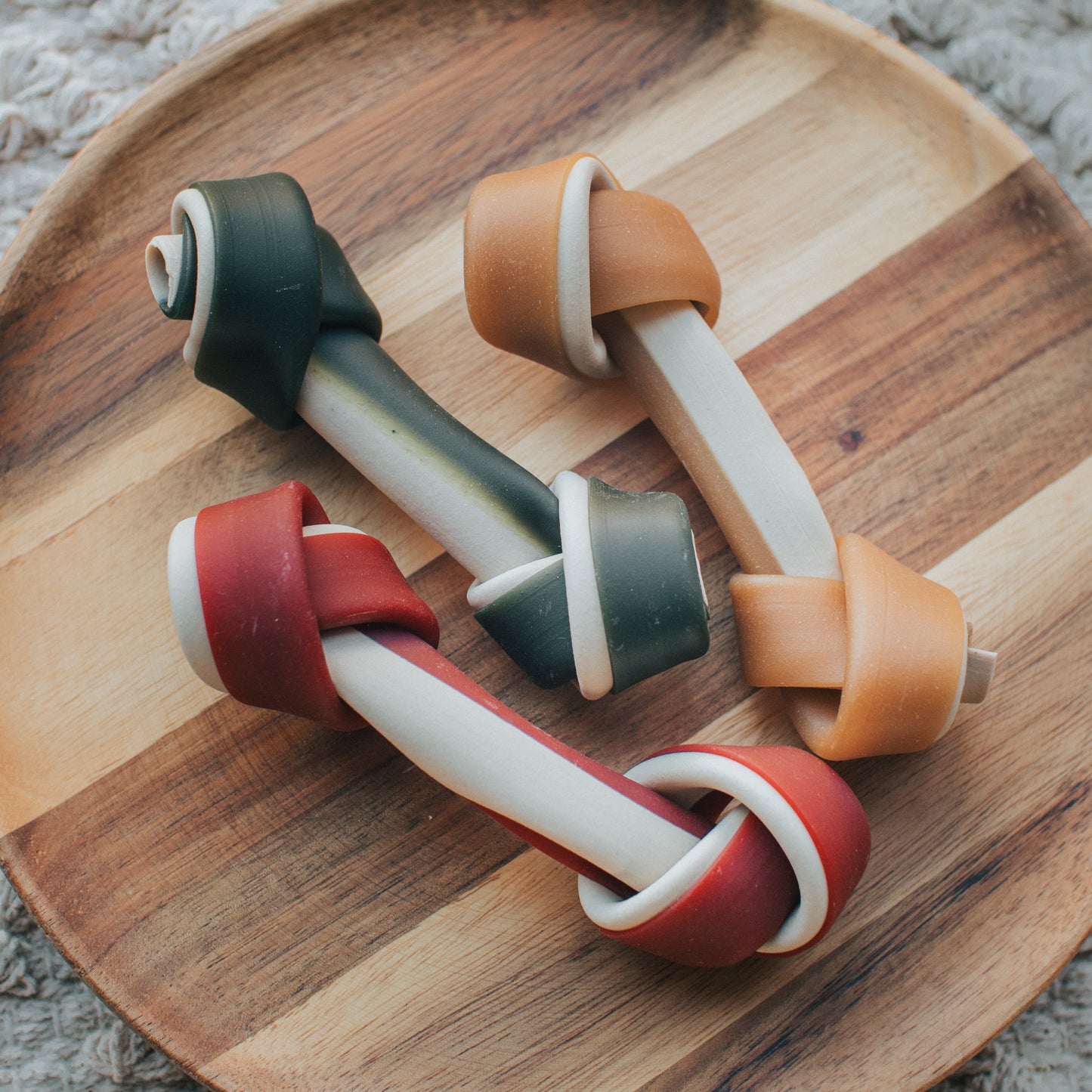 'Knotty But Nice!' Knotted Bone (Medium) | Vegan