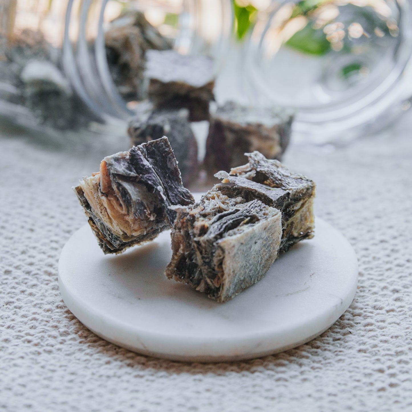 'Skin-credible Cubes' Fish Skin Cubes
