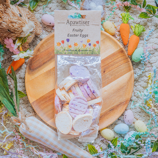 Real Fruit Easter Egg Biscuits | Apawtiser (70g)