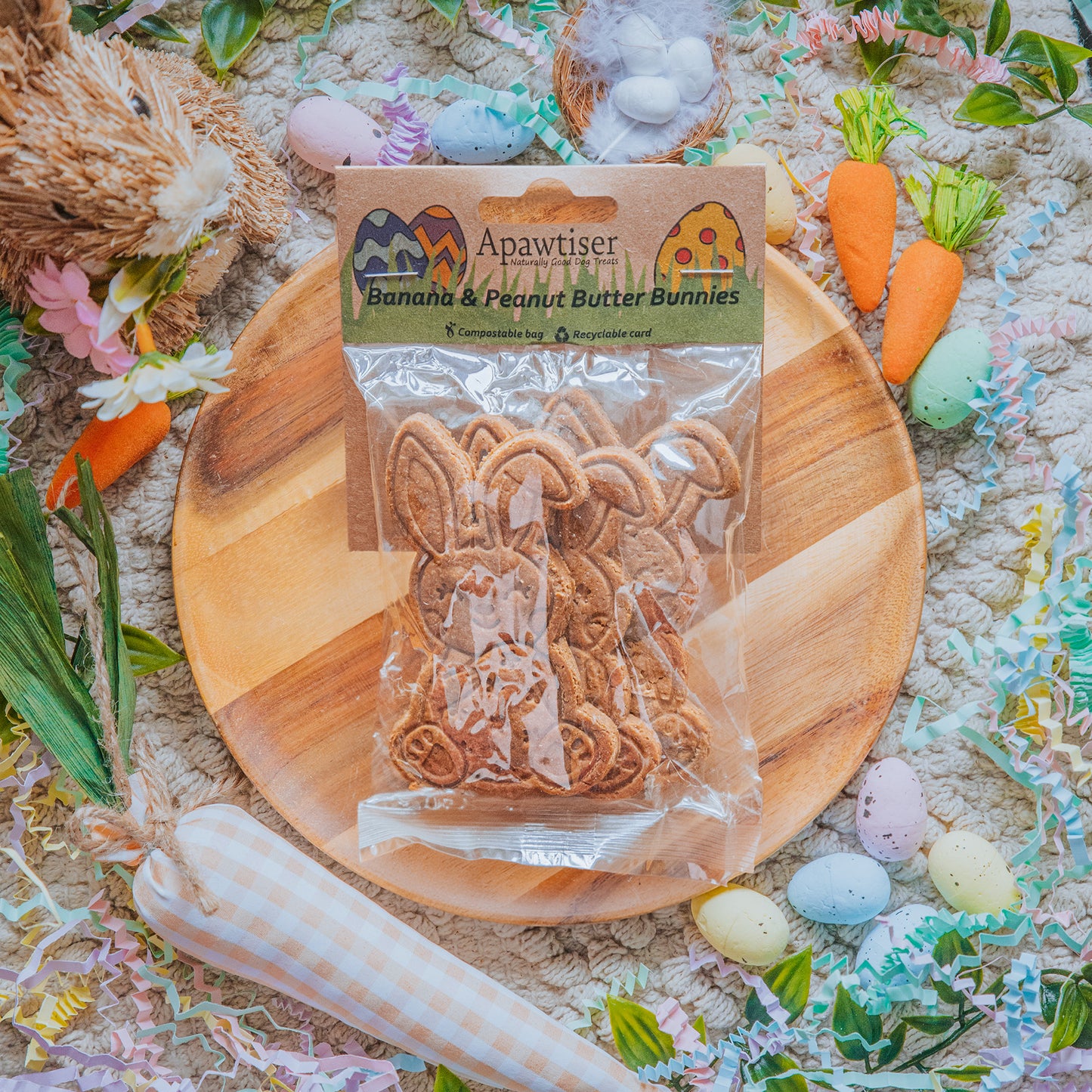 Peanutty Banana Bunny Oaty Biscuits | Apawtiser (45g)