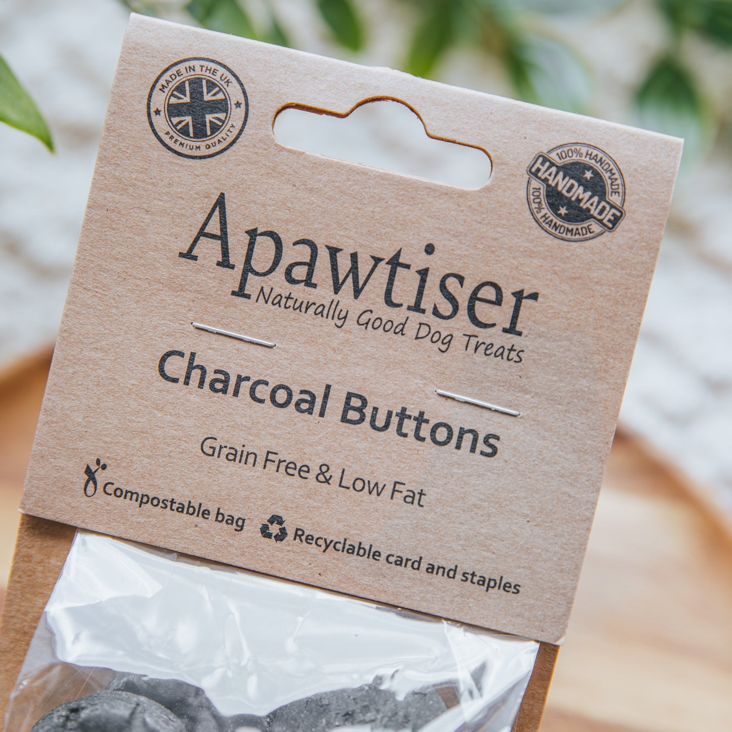 Charcoal Buttons | Apawtiser (100g)