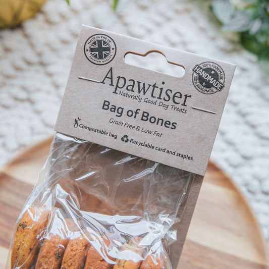 Large Bone Shaped Biscuits | Apawtiser | 2 Flavours
