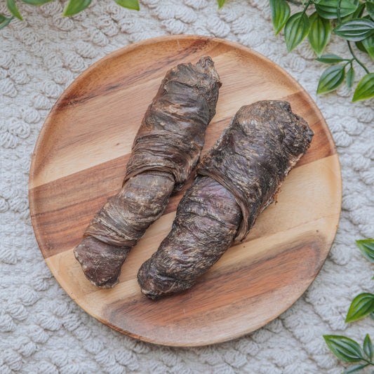'Don't Get Your Tail In A Twist!' Biltong Wrapped Buffalo Tail