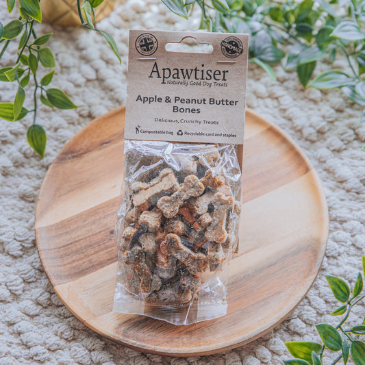 Apple & Peanut Butter Bones | Apawtiser (100g)