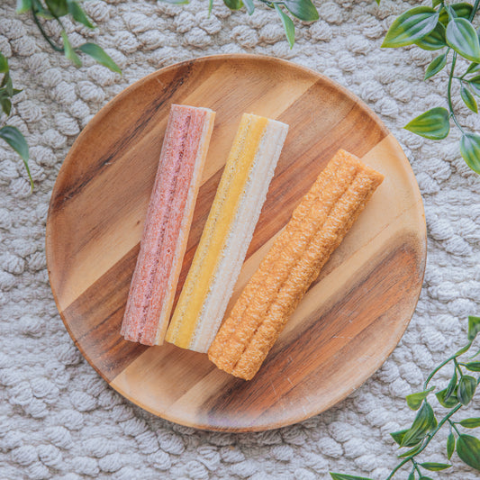 'Chew-tiful Smile' Loofa Dental Sticks
