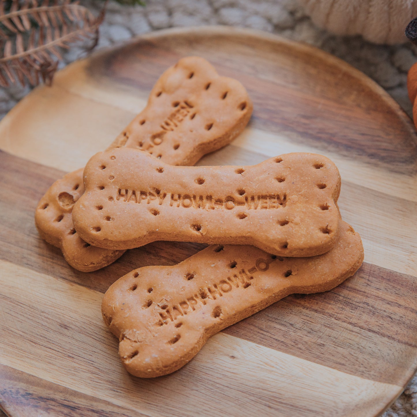 Happy Howl-O-Ween Bone Biscuits | Apawtiser