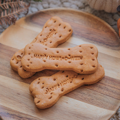 Happy Howl-O-Ween Bone Biscuits | Apawtiser