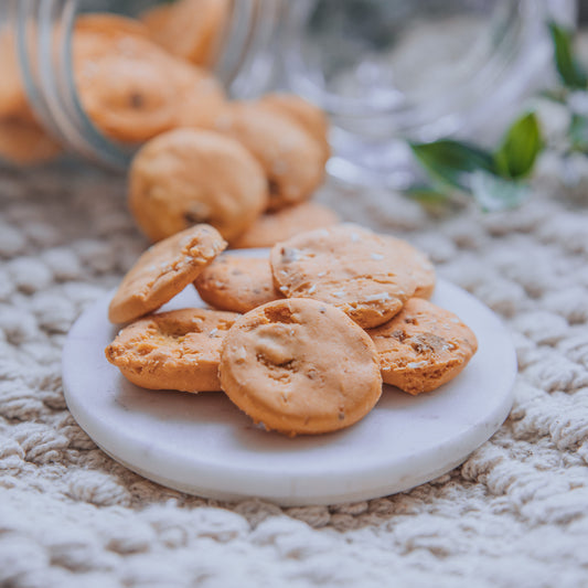 Peanut Butter & 'Chocolate' Chip Mini Cookies | Life Of Riley (100g) | Christmas Exclusive