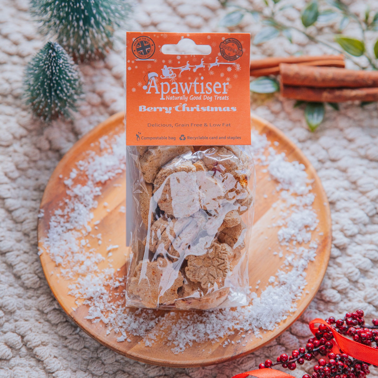 Berry Christmas Biscuits | Apawtiser (70g) | Christmas Exclusive