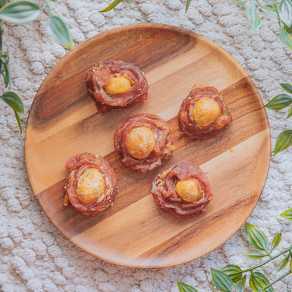 Duck Wrapped Egg Yolk