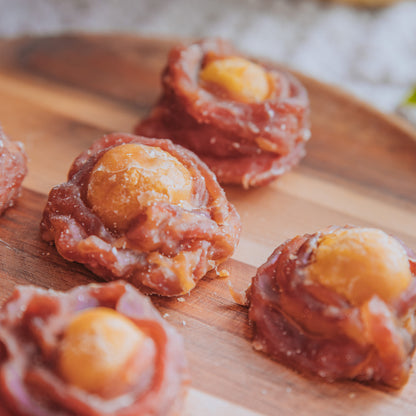 Duck Wrapped Egg Yolk