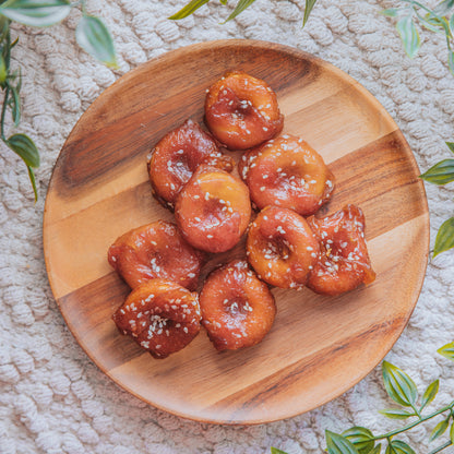 Chicken, Lamb & White Sesame Mini Bagel