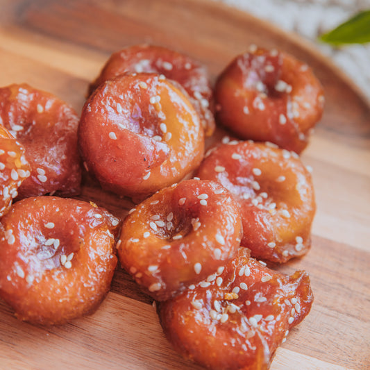 Chicken, Lamb & White Sesame Mini Bagel