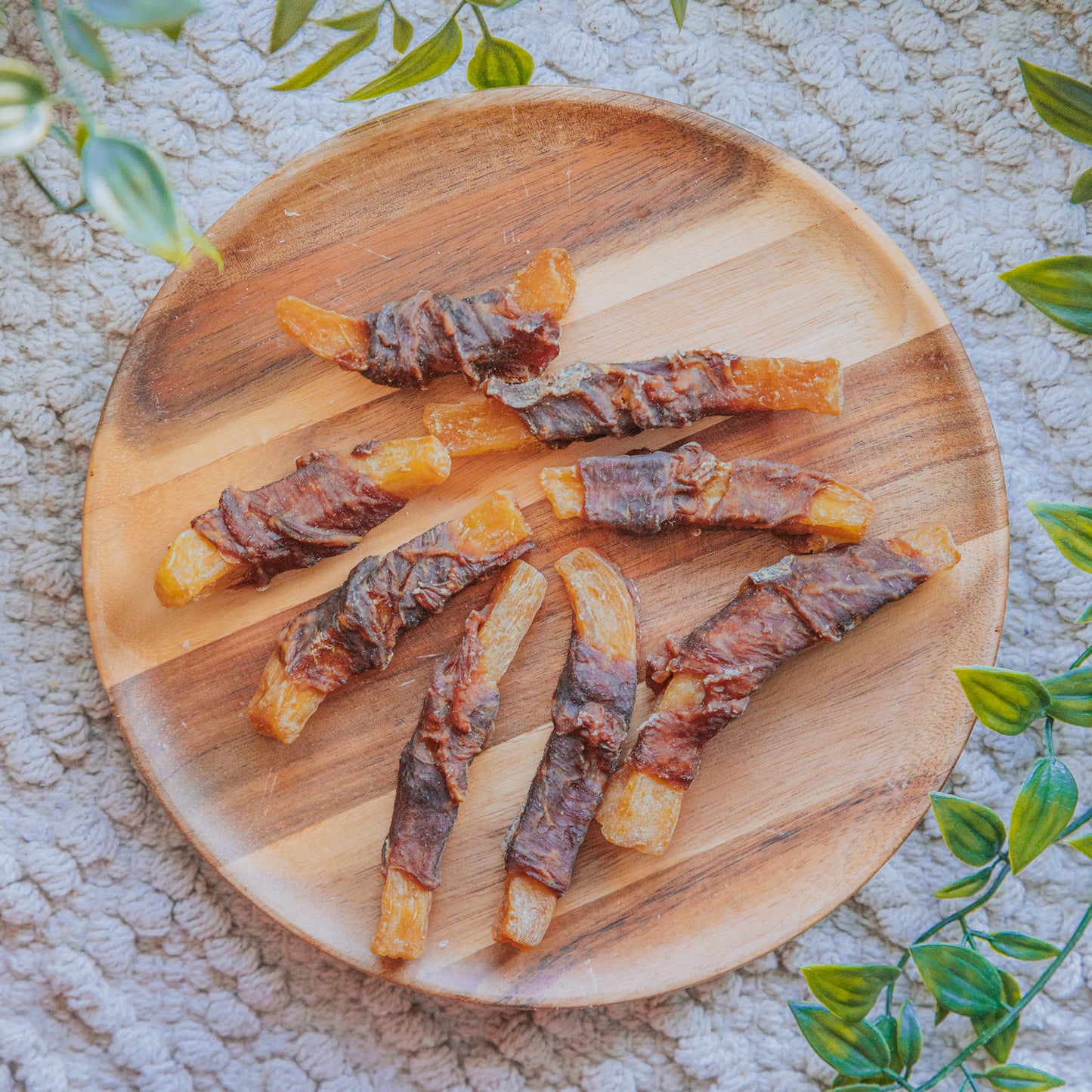 Duck Wrapped Sweet Potato