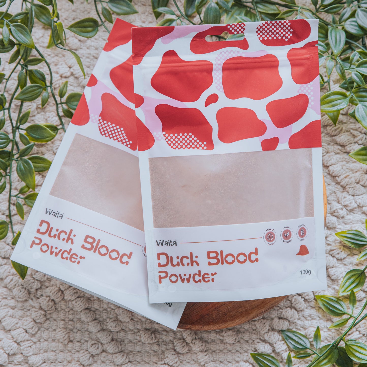 Freeze Dried Duck Blood Powder | Waita (100g)