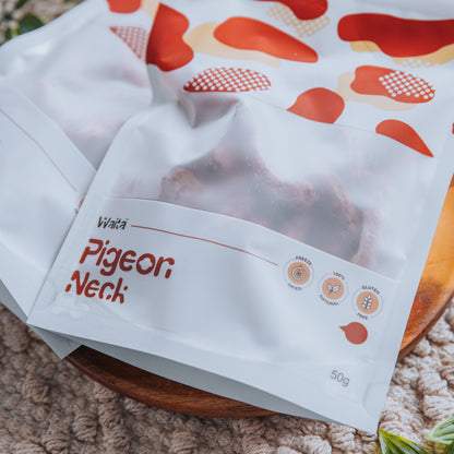 Freeze Dried Pigeon Necks | Waita (50g)
