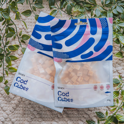 Freeze Dried Cod Cubes | Waita (40g)