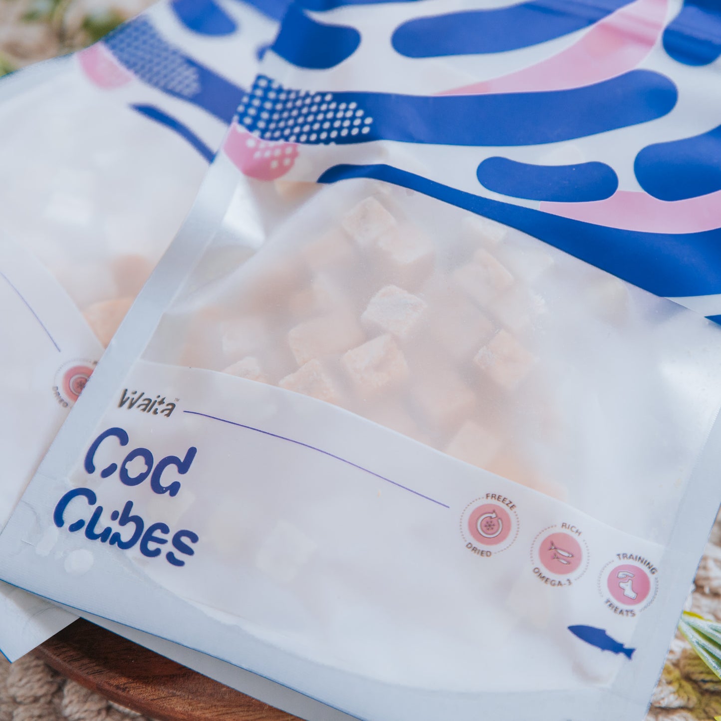 Freeze Dried Cod Cubes | Waita (40g)