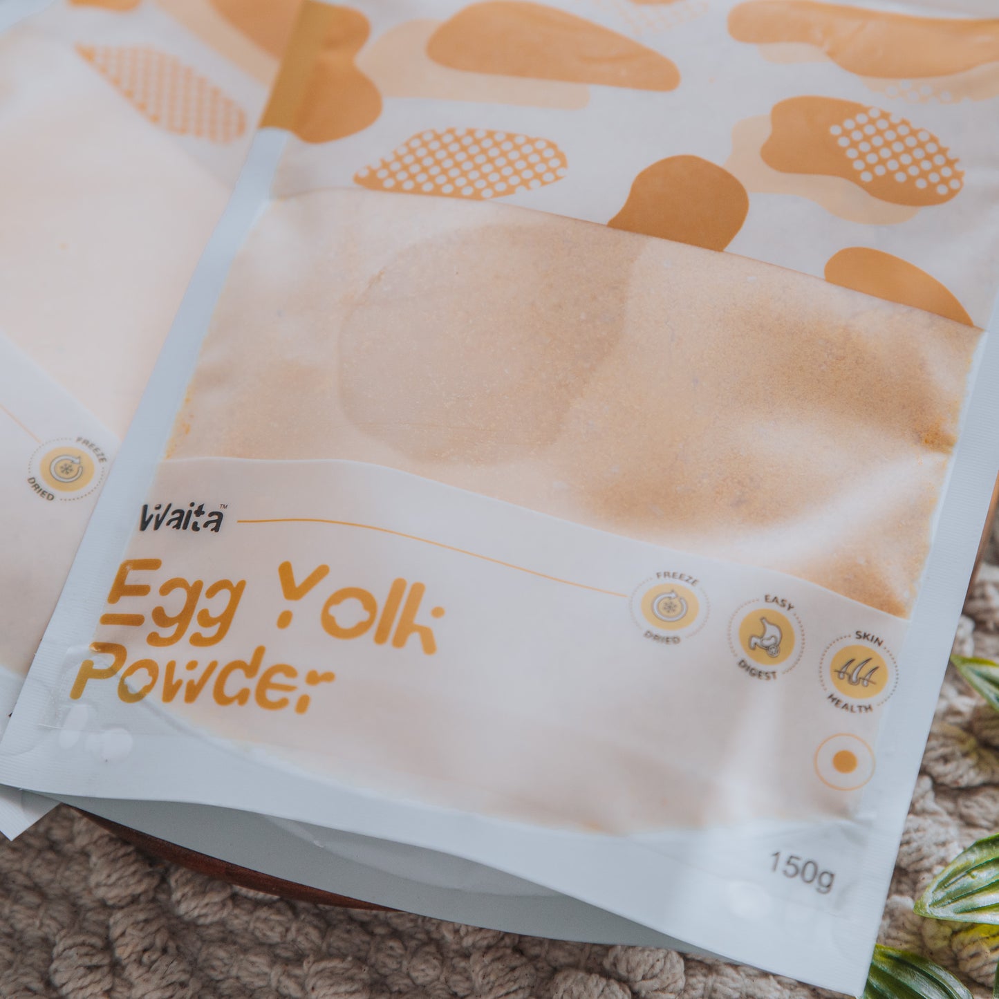 Freeze Dried Chicken Egg Yolk Powder | Waita (150g)