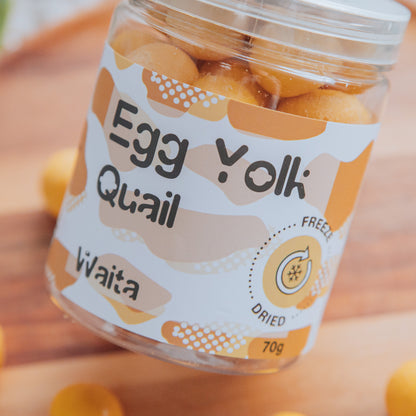 Freeze Dried Quail Egg Yolks | Waita (25g | 70g)