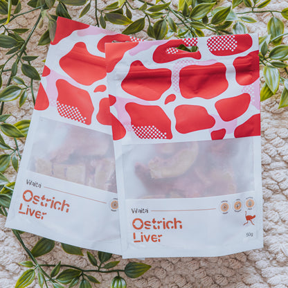 Freeze Dried Ostrich Liver | Waita (50g)
