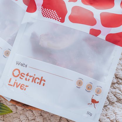 Freeze Dried Ostrich Liver | Waita (50g)