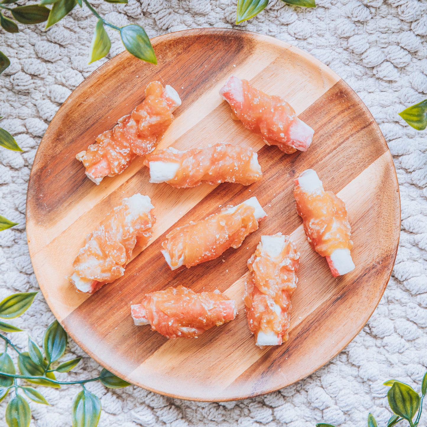 'Surimi' Chicken Wrapped 'Crab' Stick