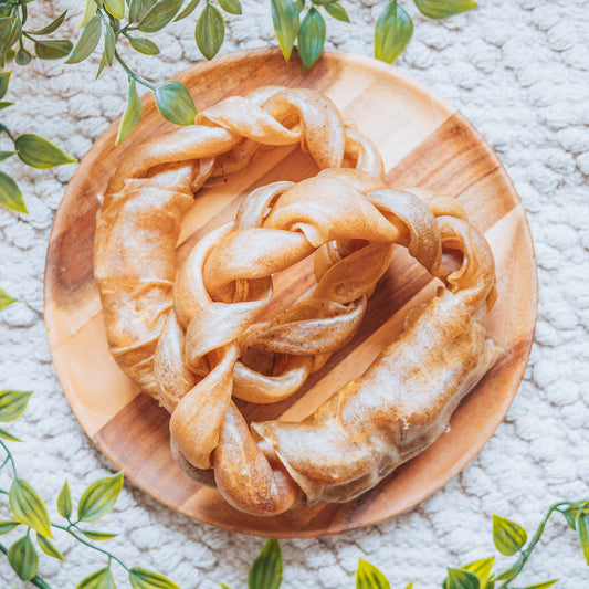 Braided Beef Collagen Ring