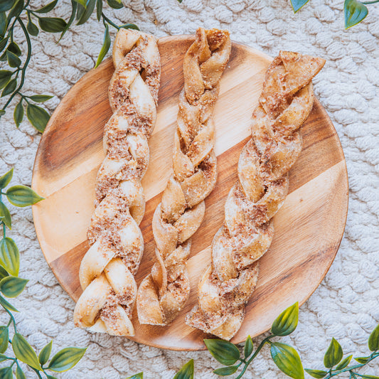 Beef & Peanut Butter Braid