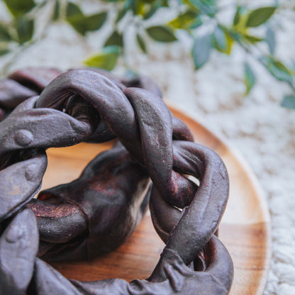 Camel Collagen Braided Ring
