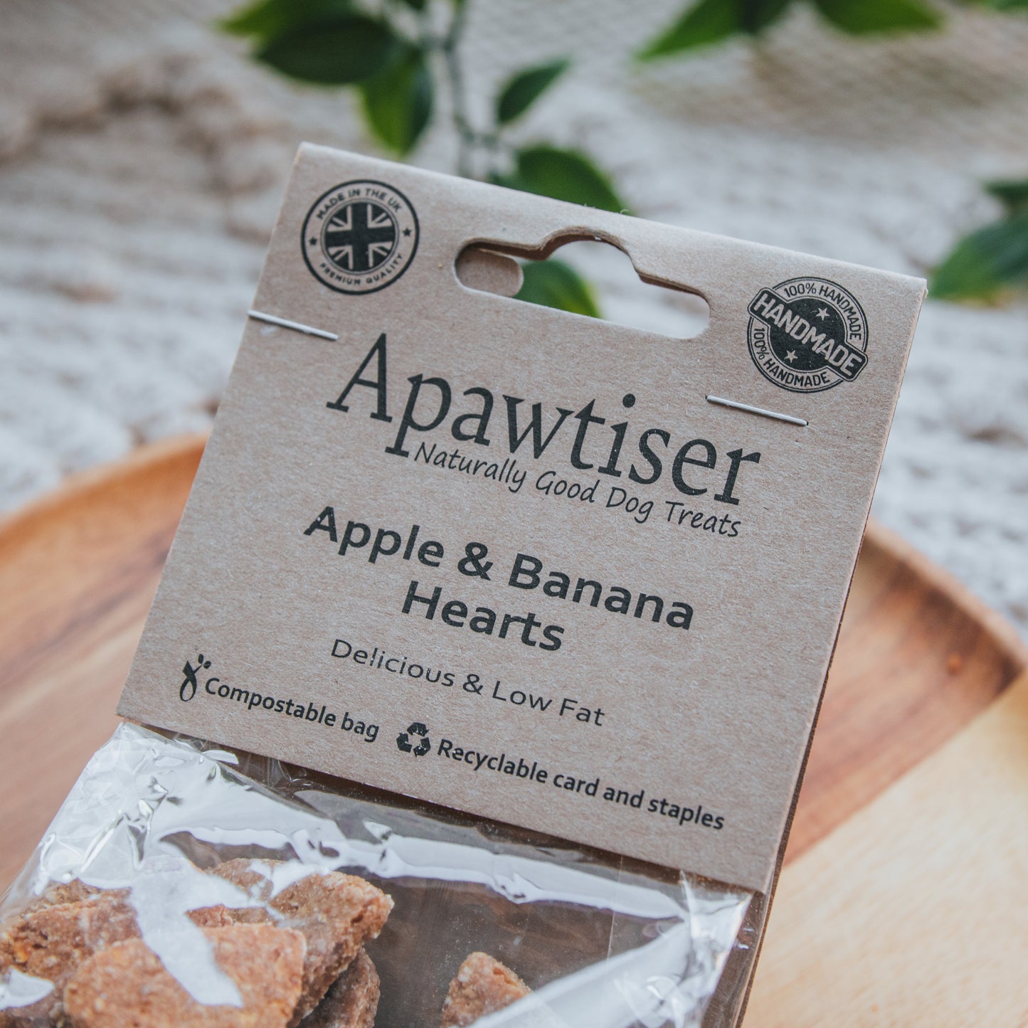Apple & Banana Hearts | Apawtiser (100g)