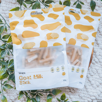 Freeze-Dried Goat & Duck Milk Sticks | Waita (60g)