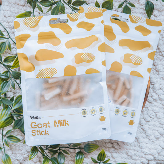 Freeze-Dried Goat & Duck Milk Sticks | Waita (60g)