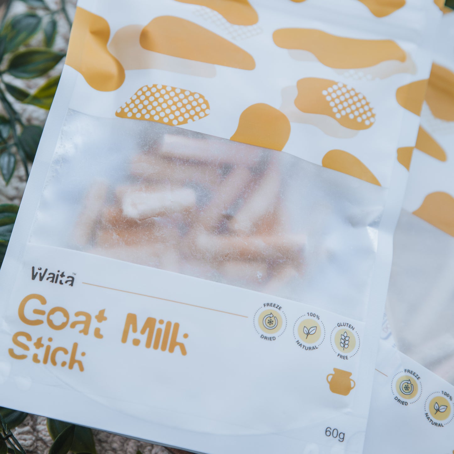 Freeze-Dried Goat & Duck Milk Sticks | Waita (60g)