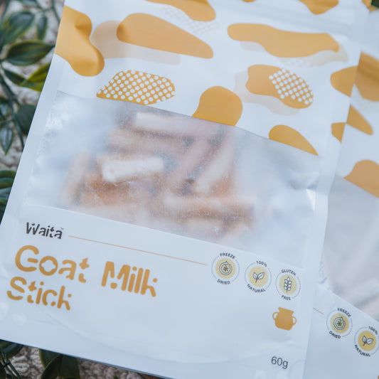 Freeze-Dried Goat & Duck Milk Sticks | Waita (60g)