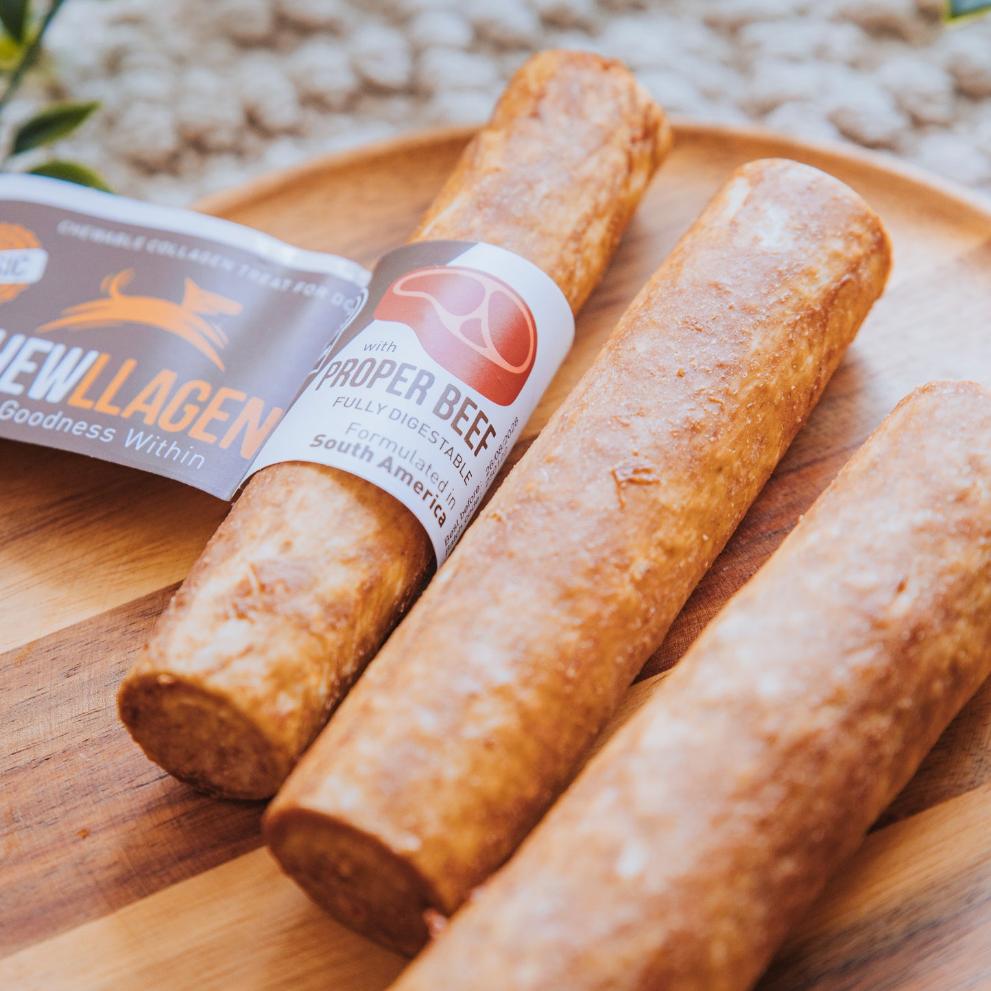 Beef Collagen Roll 5" | Chewllagen